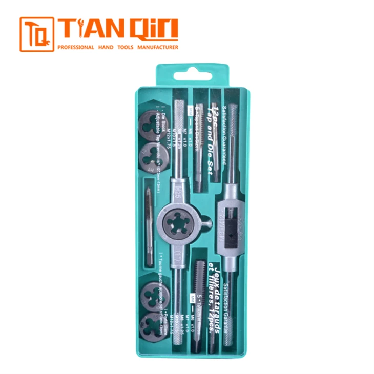 12pcs Tap And Die Set((Enlarged Support Frame)) 12pcs Tap And Die Set((Enlarged Support Frame))